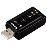 Hama USB Sound Card  7.1 Surround  (00051620)